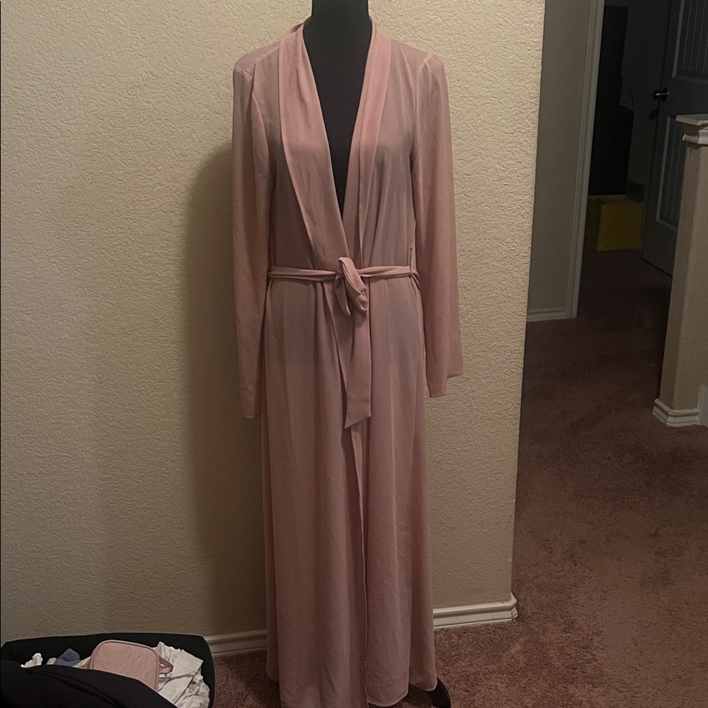 Elegant Pink Women's Robe
